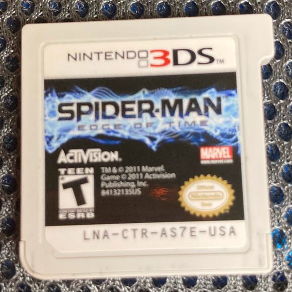 Nintendo 3DS XL Blue Black Handheld Gaming Console w/Case and Games EUC - Picture 11 of 16